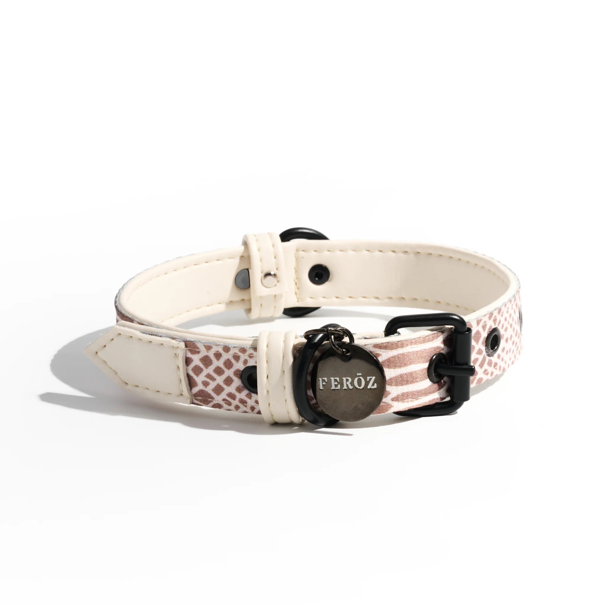Dog Collar Pink Snake